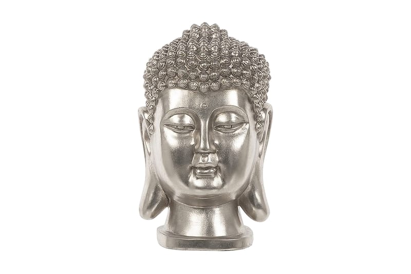 Buddha Figur 24 / 24 / 41 cm - Sølv - Innredning - Dekorasjon