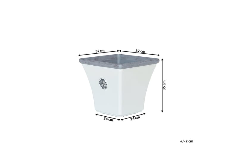 Elateia Krukke 35 cm - Hvit - Innredning - Dekorasjon