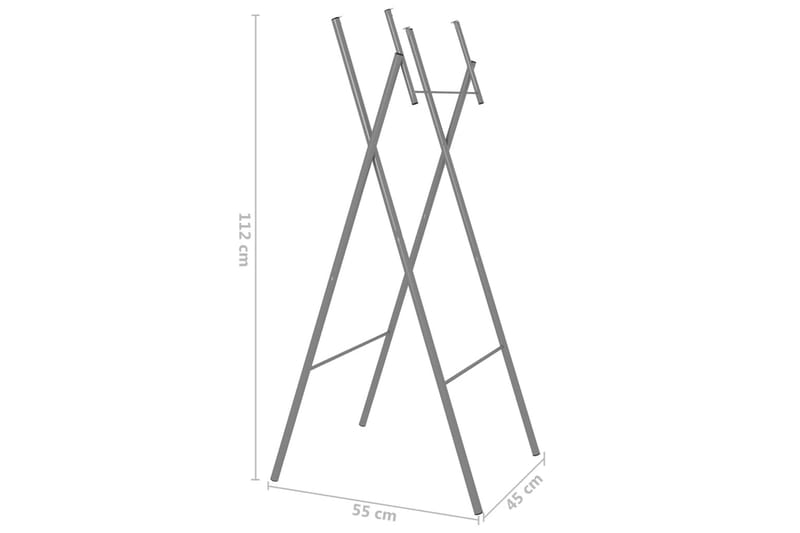 Sammenleggbare bordben sølv 45x55x112 cm galvanisert stål - Innredning - Håndtak & beslag - Møbelhengsler - Møbelben