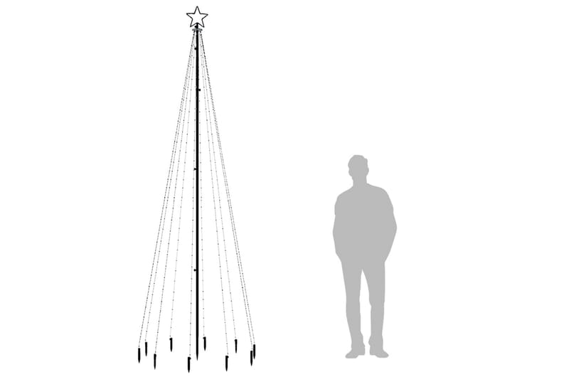 beBasic Juletre med bakkeplugg 310 LED blå 300 cm - Innredning - Julepynt & helgedekorasjon - Julepynt & juledekorasjon - Plastjuletre