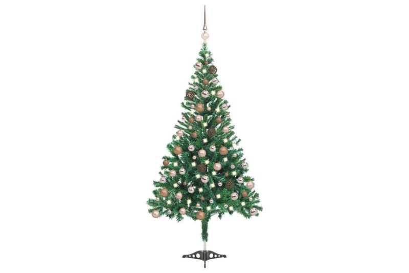 Kunstig juletre med LED og kulesett 120 cm 230 grener - Innredning - Julepynt & helgedekorasjon - Julepynt & juledekorasjon - Plastjuletre