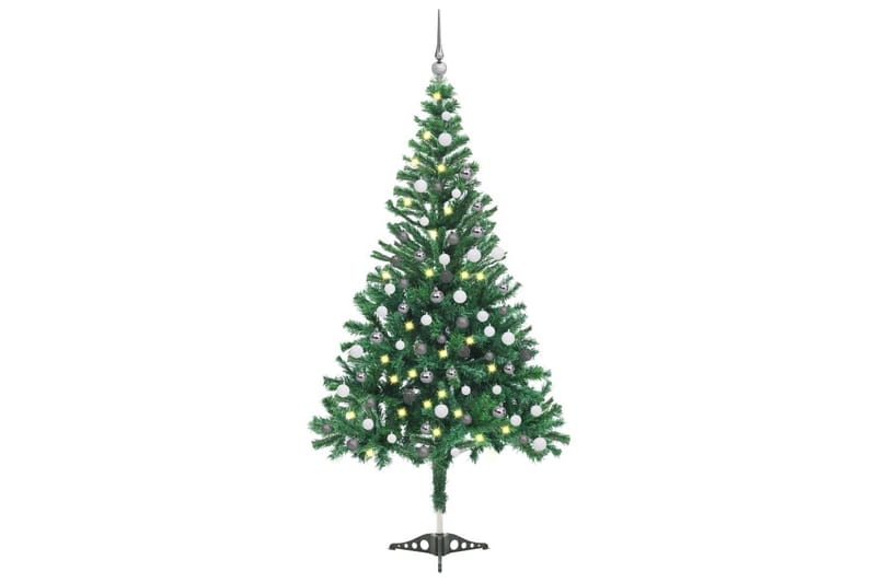 Kunstig juletre med LED og kulesett 120 cm 230 grener - Innredning - Julepynt & helgedekorasjon - Julepynt & juledekorasjon - Plastjuletre