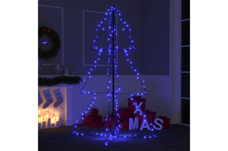 Julekjegle tre 200 LED innendørs og utendørs 98x150 cm - Plastjuletre