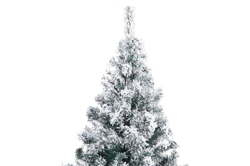 Kunstig juletre med flokket snø grønn 210 cm PVC - Innredning - Julepynt & helgedekorasjon - Julepynt & juledekorasjon - Plastjuletre