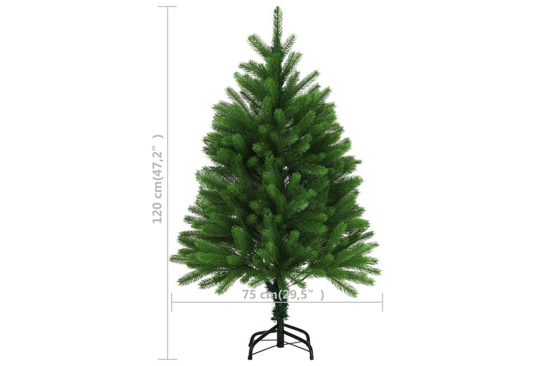 Kunstig juletre med LED og kulesett 120 cm grønn - Innredning - Julepynt & helgedekorasjon - Julepynt & juledekorasjon - Plastjuletre