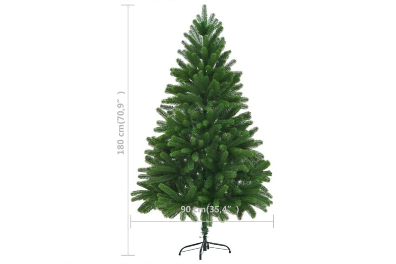 Kunstig juletre med LED og kulesett 150 cm grønn - Innredning - Julepynt & helgedekorasjon - Julepynt & juledekorasjon - Plastjuletre