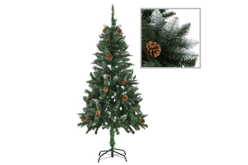 Kunstig juletre med LED og kulesett 150 cm - Innredning - Julepynt & helgedekorasjon - Julepynt & juledekorasjon - Plastjuletre