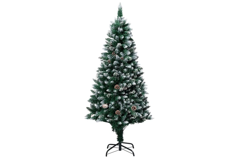 Kunstig juletre med LED og kulesett og kongler 180 cm - Innredning - Julepynt & helgedekorasjon - Julepynt & juledekorasjon - Plastjuletre