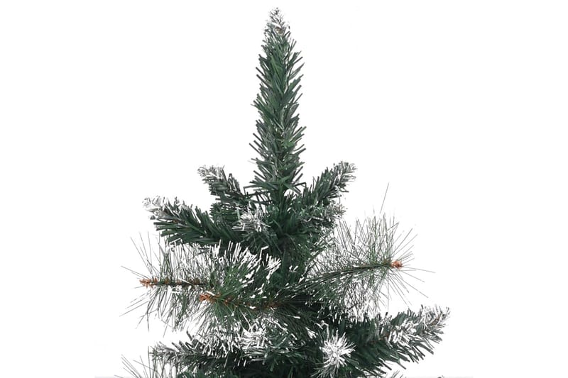 Kunstig juletre med stativ grønn og hvit 90 cm PVC - Innredning - Julepynt & helgedekorasjon - Julepynt & juledekorasjon - Plastjuletre