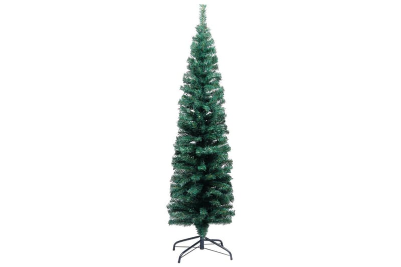 Slankt kunstig juletre med stativ grønn 120 cm PVC - Innredning - Julepynt & helgedekorasjon - Julepynt & juledekorasjon - Plastjuletre