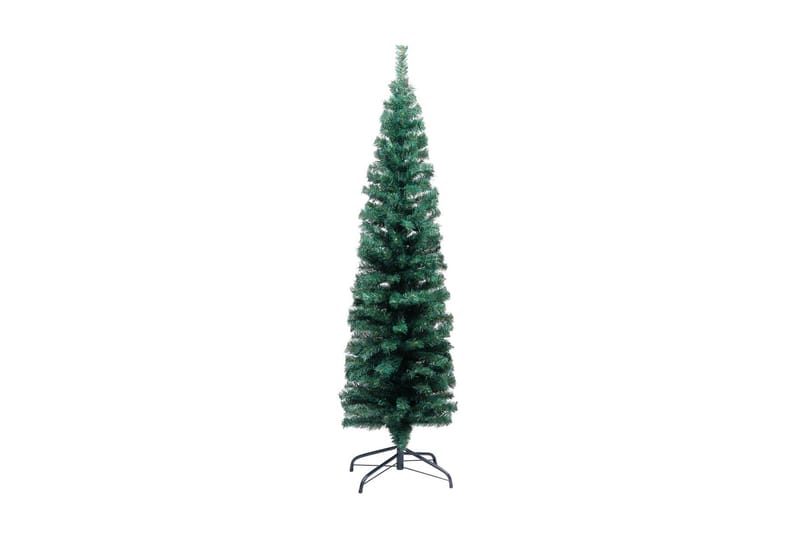 Slankt kunstig juletre med stativ grønn 150 cm PVC - Innredning - Julepynt & helgedekorasjon - Julepynt & juledekorasjon - Plastjuletre