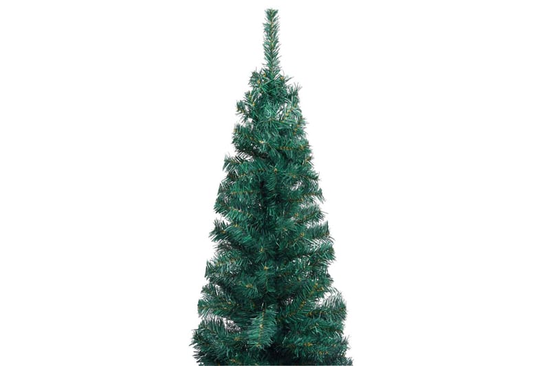 Slankt kunstig juletre med stativ grønn 150 cm PVC - Innredning - Julepynt & helgedekorasjon - Julepynt & juledekorasjon - Plastjuletre