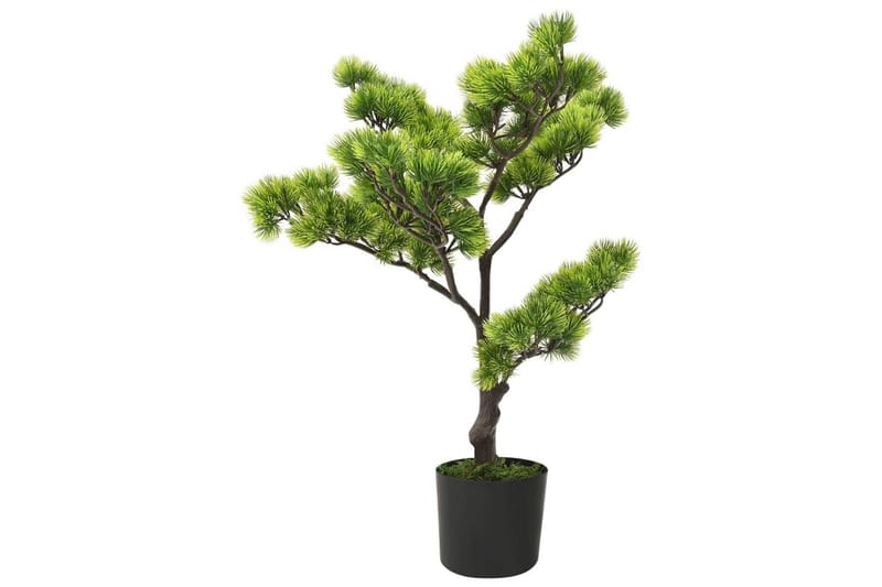 Kunstig furubonsai med potte 60 cm grønn - grønn - Innredning - Kunstige planter