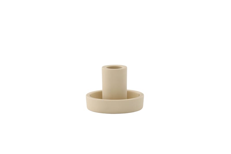 Ceco Lysestake 11x5,6 cm - Beige - Innredning - Lys & dufter - Lysestaker og lykter - Kandelaber & lysestake bord