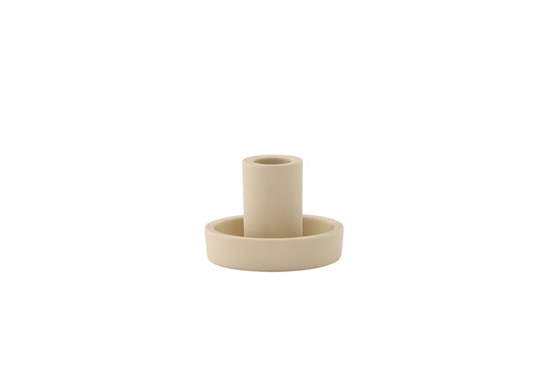 Ceco Lysestake 11x5,6 cm - Beige - Innredning - Lys & dufter - Lysestaker og lykter - Kandelaber & lysestake bord