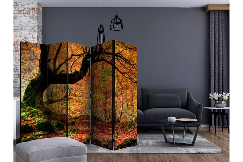 Romdeler - Autumn forest and leaves II 225x172 - Artgeist sp. z o. o. - Innredning - Romdelere - Bretteskjerm