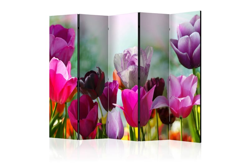 Romdeler Beautiful Tulips II 222x517 cm - Artgeist sp. z o. o. - Innredning - Romdelere - Bretteskjerm