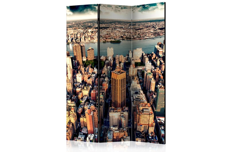 Romdeler - Bird's Eye View of New York 135x172 - Artgeist sp. z o. o. - Innredning - Romdelere - Bretteskjerm