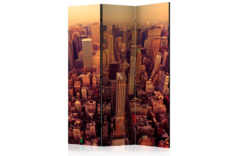 Romdeler - Bird Eye View Of Manhattan, New York 135x172 - Artgeist sp. z o. o. - Bretteskjerm - Romdelere