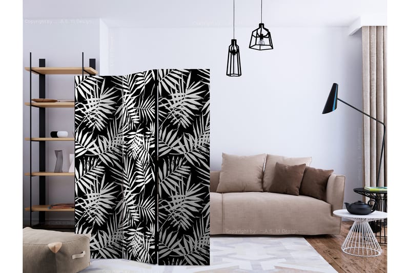 Romdeler Black and White Jungle - Artgeist sp. z o. o. - Innredning - Romdelere - Bretteskjerm