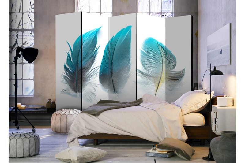 Romdeler Blue Feathers 225x172 - Artgeist sp. z o. o. - Innredning - Romdelere - Bretteskjerm