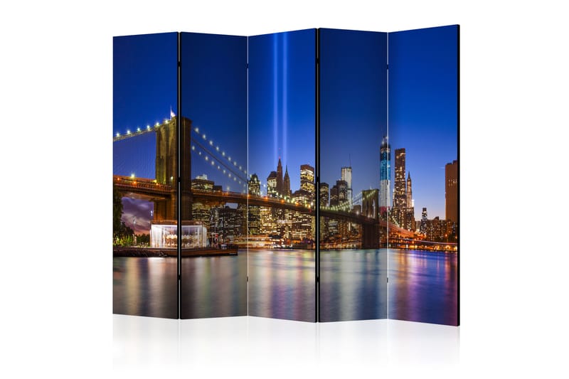 Romdeler Blue New York 225x172 - Artgeist sp. z o. o. - Innredning - Romdelere - Bretteskjerm