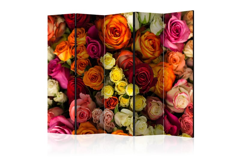 Romdeler Bouquet of Roses II 222x517 cm - Artgeist sp. z o. o. - Innredning - Romdelere - Bretteskjerm