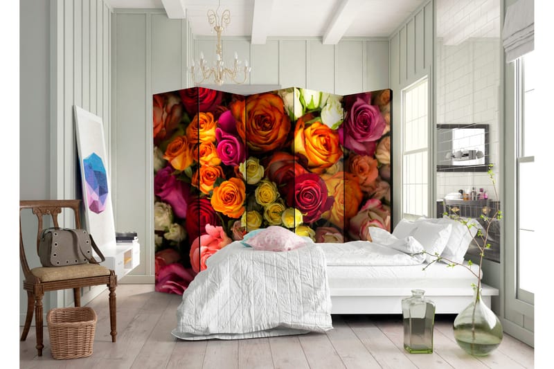 Romdeler Bouquet of Roses II 222x517 cm - Artgeist sp. z o. o. - Innredning - Romdelere - Bretteskjerm