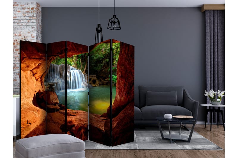 Romdeler - Cave Forest Waterfall II 225x172 - Artgeist sp. z o. o. - Innredning - Romdelere - Bretteskjerm