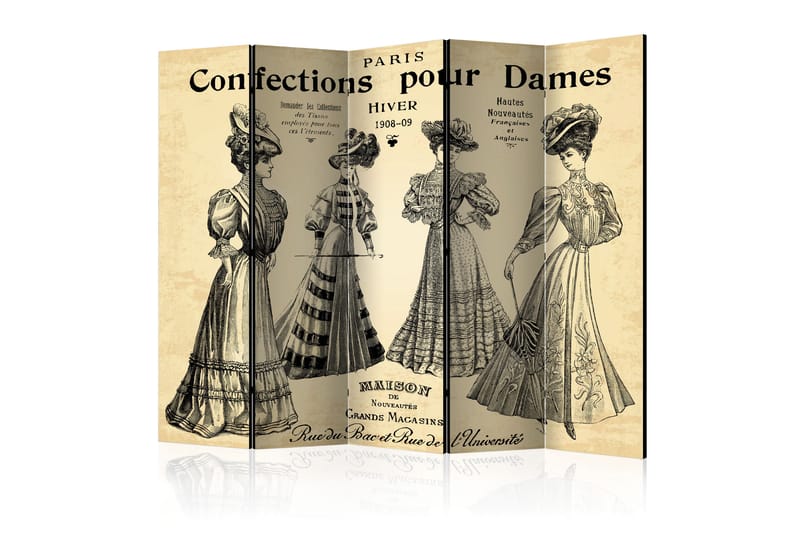 Romdeler Confections Pour Dames 225x172 - Artgeist sp. z o. o. - Innredning - Romdelere - Bretteskjerm