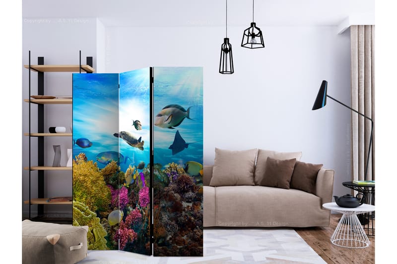 Romdeler - Coral Reef 135x172 - Artgeist sp. z o. o. - Innredning - Romdelere - Bretteskjerm