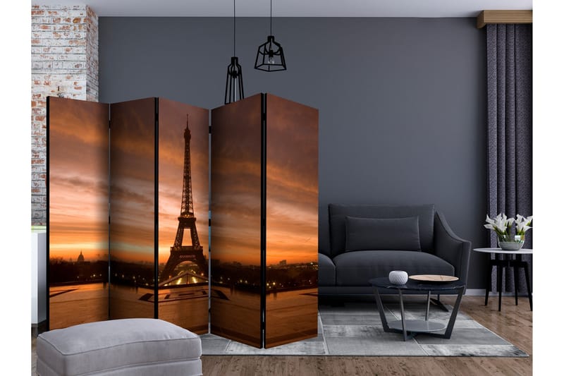 Romdeler - Eiffel tower at dawn II 225x172 - Artgeist sp. z o. o. - Innredning - Romdelere - Bretteskjerm