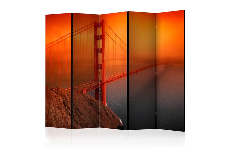 Romdeler - Golden Gate Bridge II 225x172 - Artgeist sp. z o. o. - Innredning - Romdelere - Bretteskjerm