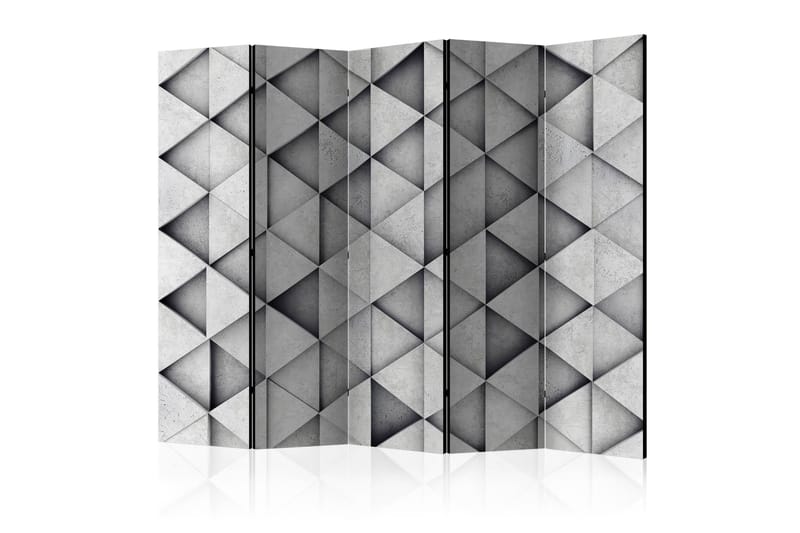 Romdeler - Grey Triangles II 225x172 - Artgeist sp. z o. o. - Innredning - Romdelere - Bretteskjerm