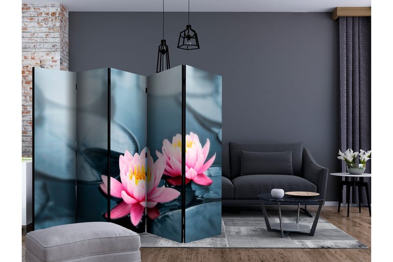 Romdeler - Lotus blossoms II 225x172 - Artgeist sp. z o. o. - Innredning - Romdelere - Bretteskjerm