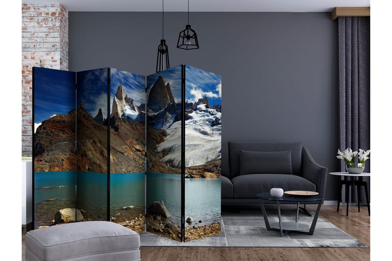 Romdeler - Mount Fitz Roy Patagonia II 225x1 - Artgeist sp. z o. o. - Innredning - Romdelere - Bretteskjerm