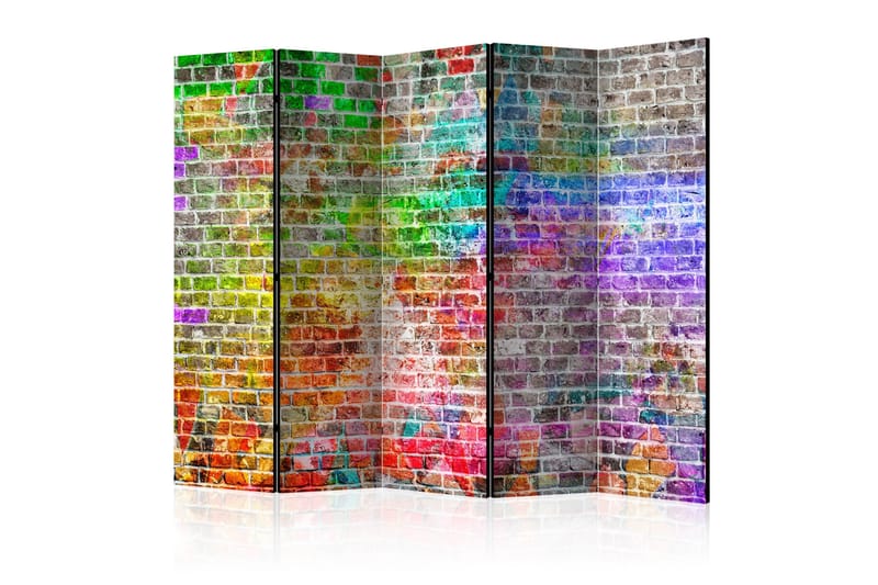 Romdeler - Rainbow Wall II 225x172 - Artgeist sp. z o. o. - Innredning - Romdelere - Bretteskjerm