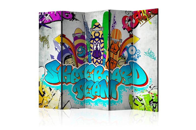 Romdeler - Skateboard team II 225x172 - Artgeist sp. z o. o. - Innredning - Romdelere - Bretteskjerm