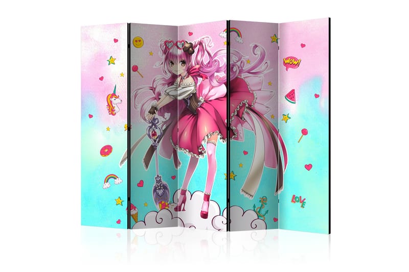 Romdeler Sorceress Miko II 222x517 cm - Artgeist sp. z o. o. - Innredning - Romdelere - Bretteskjerm