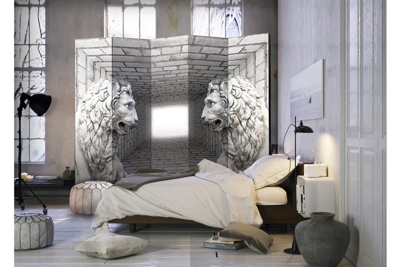 Romdeler Stone Lions 225x172 - Artgeist sp. z o. o. - Innredning - Romdelere - Bretteskjerm