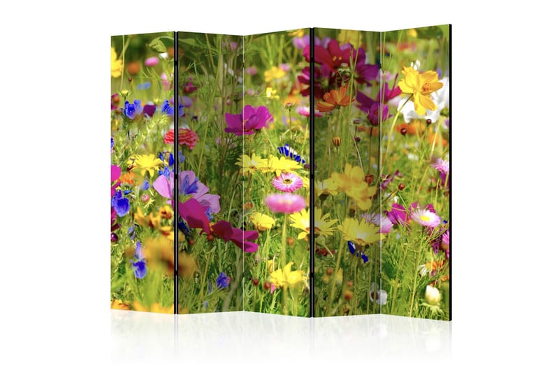 Romdeler Summer Flowers II 222x517 cm - Artgeist sp. z o. o. - Innredning - Romdelere - Bretteskjerm