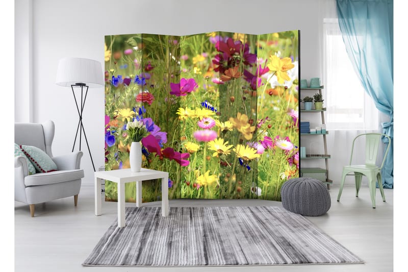 Romdeler Summer Flowers II 222x517 cm - Artgeist sp. z o. o. - Innredning - Romdelere - Bretteskjerm