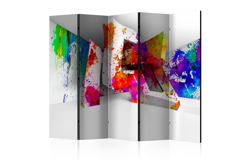 Romdeler - Three dimensional Shapes II 225x172 - Artgeist sp. z o. o. - Innredning - Romdelere - Bretteskjerm