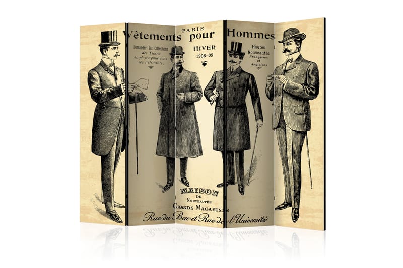 Romdeler Vêtements Pour Homme 225x172 - Artgeist sp. z o. o. - Innredning - Romdelere - Bretteskjerm