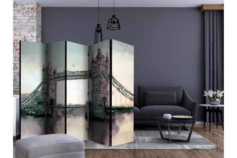 Romdeler - Victorian Tower Bridge II 225x172 - Artgeist sp. z o. o. - Innredning - Romdelere - Bretteskjerm