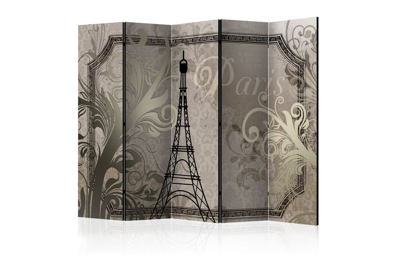 Romdeler - Vintage Paris gold II 225x172 - Artgeist sp. z o. o. - Innredning - Romdelere - Bretteskjerm