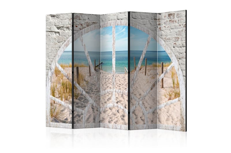 Romdeler - Window View - Beach II 225x172 - Artgeist sp. z o. o. - Innredning - Romdelere - Bretteskjerm