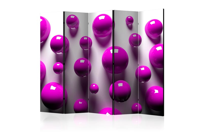 Romdeler - Purple Balls II 225x172 - Artgeist sp. z o. o. - Innredning - Romdelere - Bretteskjerm