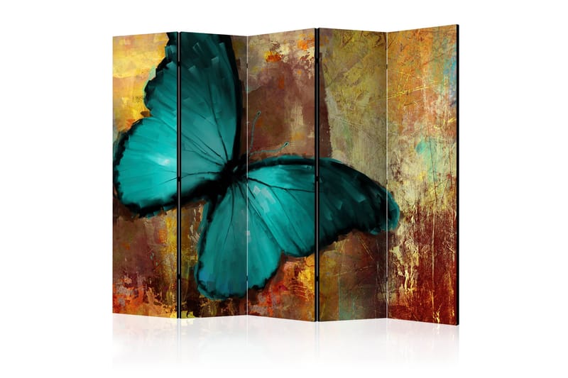 Romdeler - Painted Butterfly II 225x172 - Artgeist sp. z o. o. - Innredning - Romdelere - Bretteskjerm