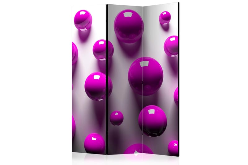 Romdeler - Purple Balls 135x172 - Artgeist sp. z o. o. - Innredning - Romdelere - Bretteskjerm